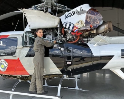 PM de SP se destaca como mecânica de aeronaves